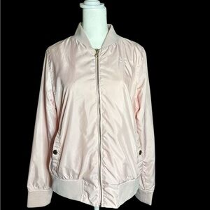 U.S. Polo Assn. Pink Bomber Jacket Lightweight Casual